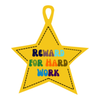 reward for hardwork badge clipart, badge clipart, recognition award, achievement symbol, success badge, commitment badge, job well done, goal achievement, excellence badge png