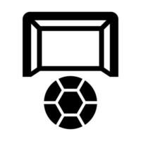 Penalty Glyph Icon Design vector