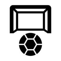 Penalty Glyph Icon Design vector