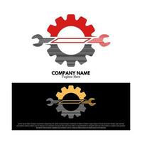 Mechanic logo vector design illustration, brand identity emblem