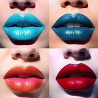 photo of Vibrant Lipstick Shades ai generated