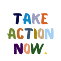 Take action now Text, calligraphy clipart, Typography, digital art, graphics on transparent background, motivational words, positive mindset, inspirational quotes, motivational artwork png