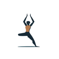 yoga actitud ilustración, yoga ejercicio posa, calmante meditación poses clipart, extensión poses ilustración, equilibrio árbol pose, yoga png