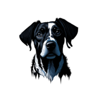 isoliert Hund Clip Art, Hund Gesicht Illustration auf transparent Hintergrund, Tiere Clip Art, Tier Elemente Clip Art und Illustrationen, Tier png
