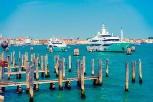Yachts in Venice, Italy photo