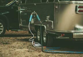 RV Park Travel Trailer Full Hookups photo