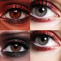 photo of Crimson Eye Shadows ai generated