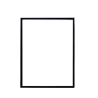 Empty blank frame mockup, blank picture frame template, empty frame design, frame mockup on transparent background, minimalistic frame clipart png