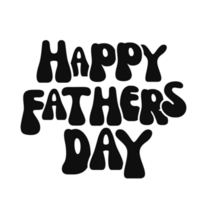 Happy fathers day wishes text, fathers day calligraphy, fathers day clipart, fathers day  Typography, digital art, fathers day graphics on transparent background png