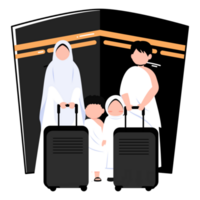 pilgrim hajj illustration png