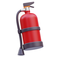fogo extintor hotel 3d ilustração png
