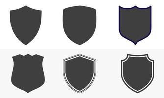 Shield icon set vector illustration design