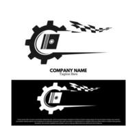 Mechanic logo vector design illustration, brand identity emblem