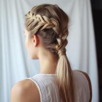 photo of French Braid Ponytail