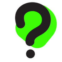 Question mark icon.  Design of question mark icon colorful png