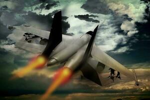 Fighter Jet Background photo