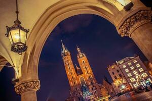 Cracovia mariacki Iglesia foto