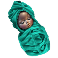 ai généré Douane conçu et coloré jade clipart png