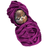 ai généré Douane conçu et coloré prune clipart png