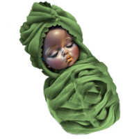 ai généré Douane conçu et coloré vert clipart png