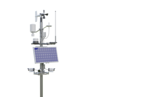 Weather station. 3d render isolated png