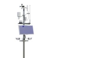 Weather station. 3d render isolated png