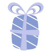 Gift boxes Christmas Birthday presents PNG no background for decoration cartoon freehand drawing kid art