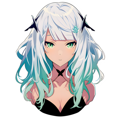 AI GENERATED - Anime Girl Sticker - The Princess 24525719 PNG