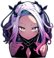 - Anime Girl Sticker - The Dark Ones png