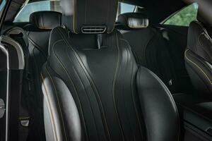 Detailed Cleaned Modern Luxury Car Seats photo