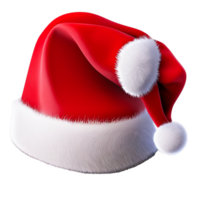 vermelho Natal chapéu. generativo ai png