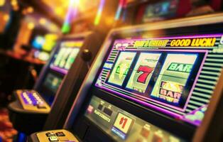 Casino Interior Slot Machines photo
