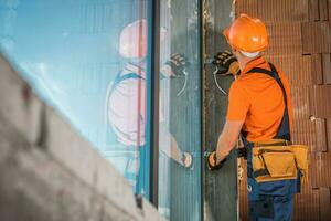 comercial edificio ventanas instalación foto