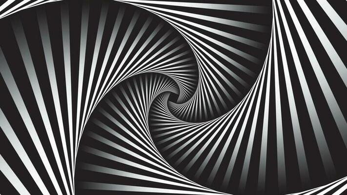balck and white swirly line art background