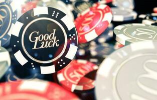 Good Luck Casino Chips photo