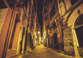 Streets of Portovenere Italy photo