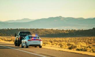 Utah Highway Police Patrol Traffic Stop photo