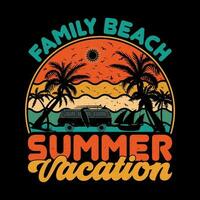 recurso camiseta diseño. puesta de sol playa diseño. mejor diseñado obra de arte mejor verano festival diseño vector