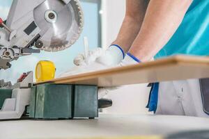 Hardwood Panel Cutting photo