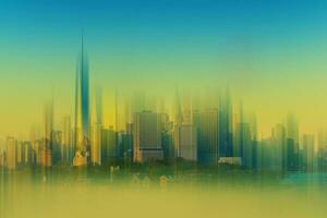 Cityscape Abstract Background photo