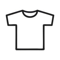 T-shirt icon vector isolated on white background for your web and mobile app design, T-shirt logo concept. Can be used as a logo design, or a coloring page