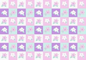 blooming Vallaris flower seamless pattern background vector