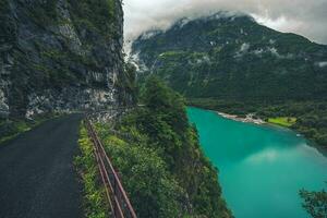 glacial lago en Noruega foto