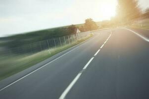 Speeding on the Highway photo