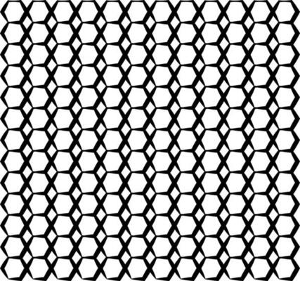 seamless pattern with shapes in black white