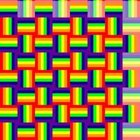 geometric pattern background pride month vector