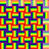 geometric pattern background pride month vector