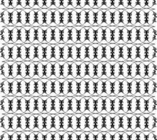 seamless pattern with shapes in black white vector