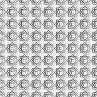 seamless pattern with shapes in black white vector