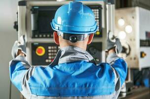 CNC Operator and the Console photo